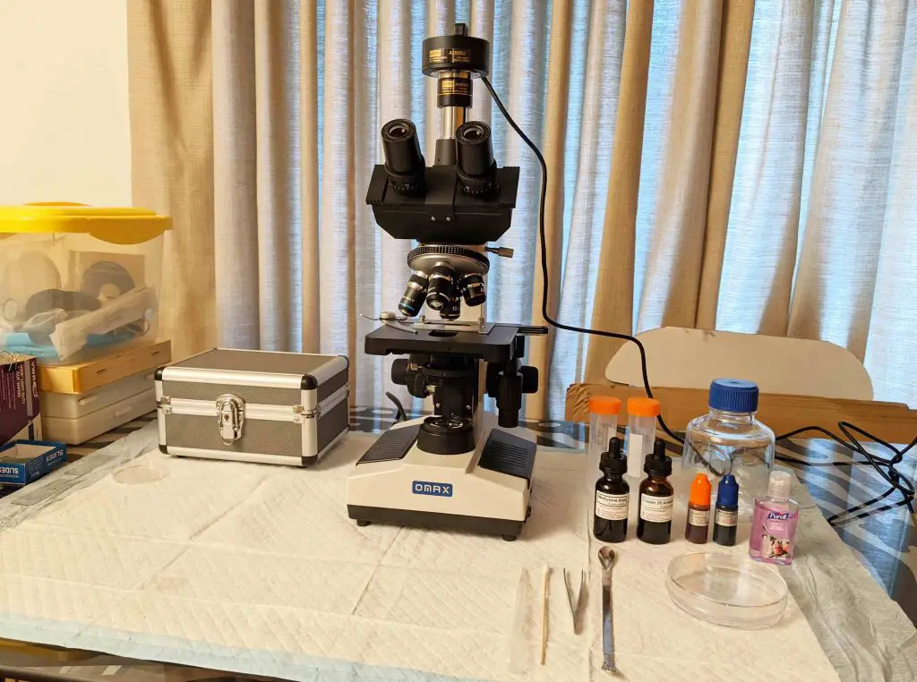 Rs science microscope setup