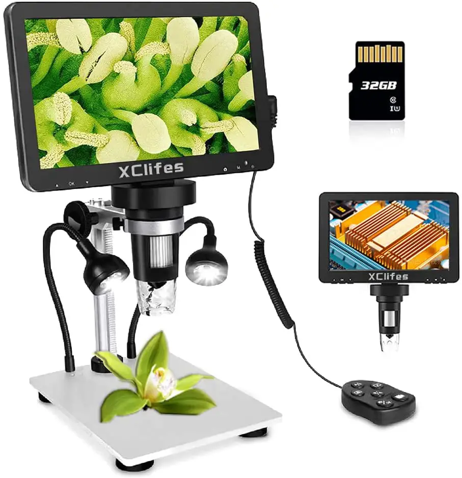 Digital-USB-Microscope-7-in-HD-Screen