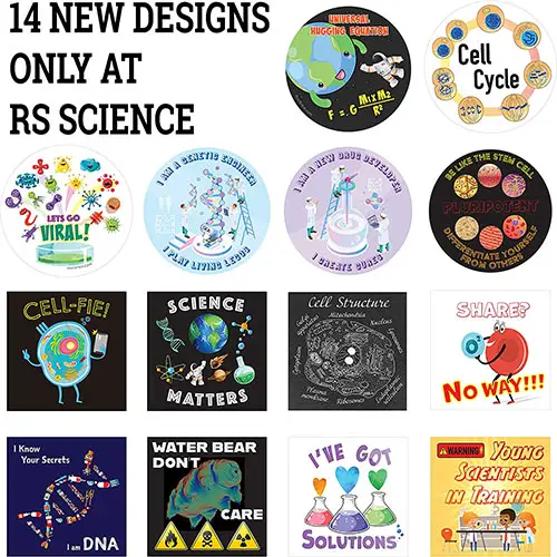 Rs science Funny Science Stickers Vinyl s