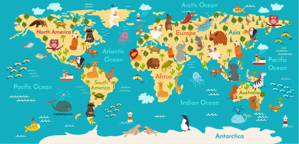diversity-of-animals-world-map