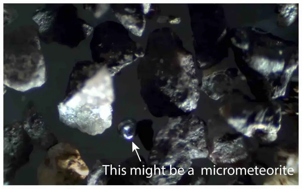 micrometeorite-example
